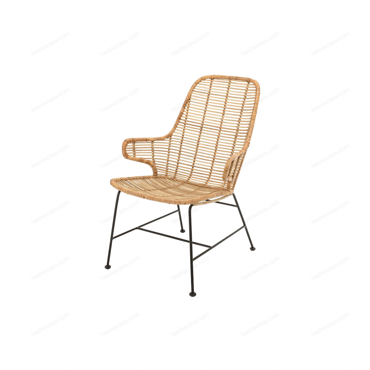Lake Lounge Chair, Nature, Rattan单椅