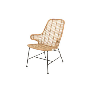 Lake Lounge Chair, Nature, Rattan单椅