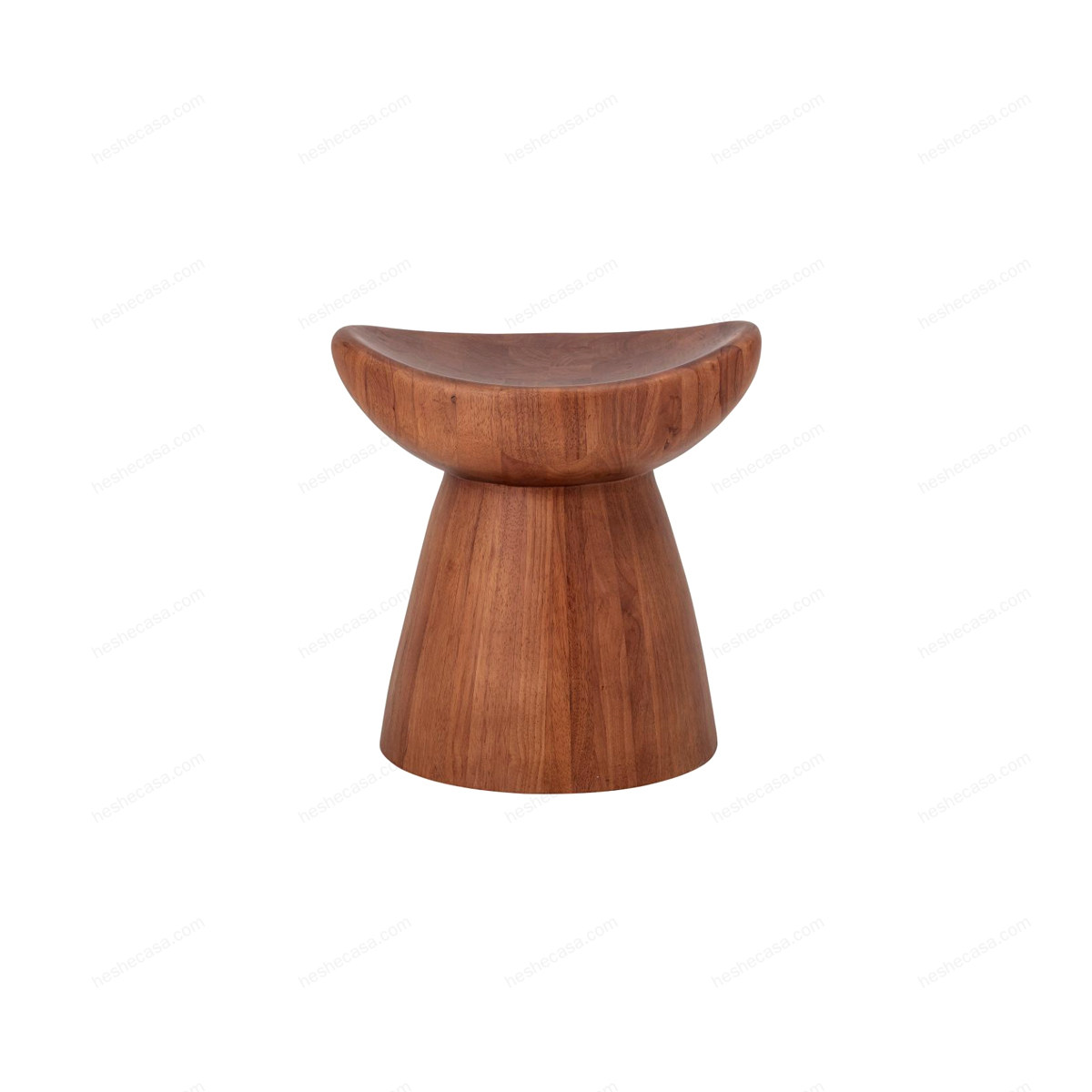 Luc Stool, Brown, Rubberwood凳子/踏