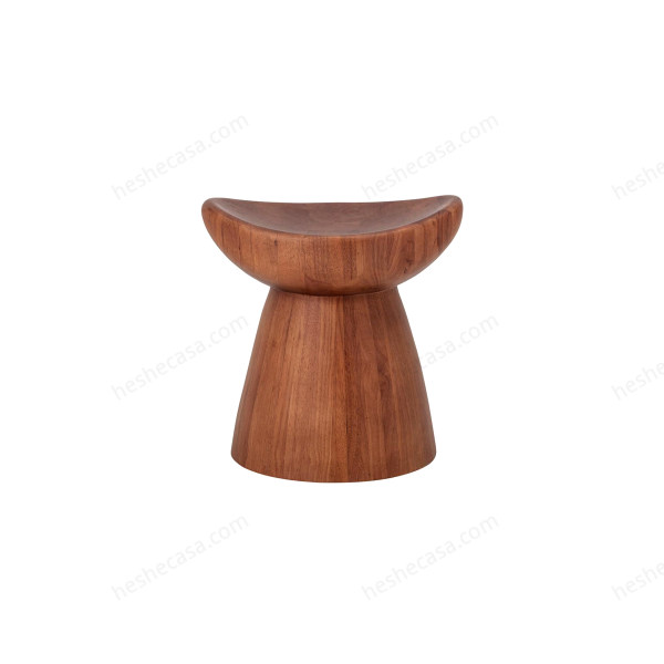 Luc Stool, Brown, Rubberwood凳子/踏