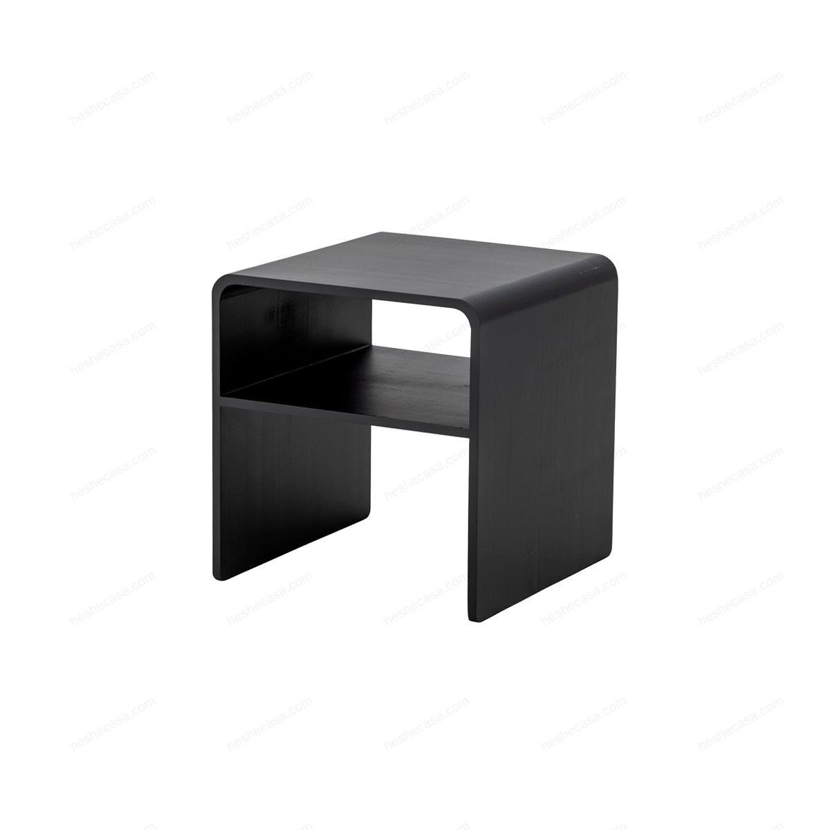 Hassel Sidetable, Black, Acacia茶几/边几