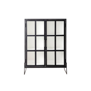 Opal Cabinet, Black, Oak边柜