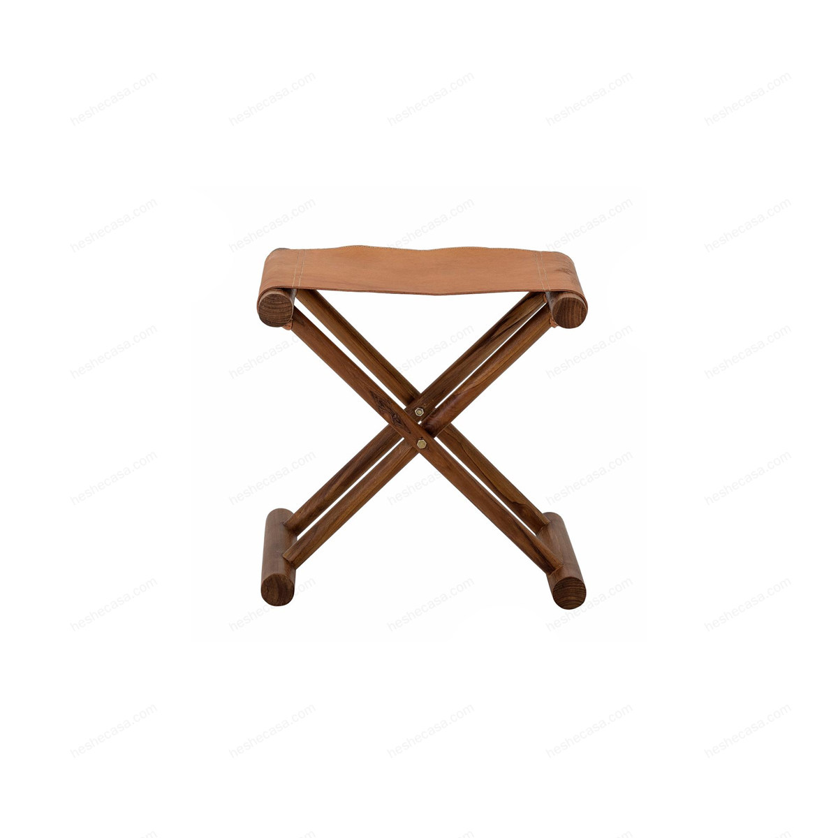 Esma Stool, Brown, Leather凳子/踏