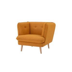 Elliot Lounge Chair, Orange, Polyester扶手椅