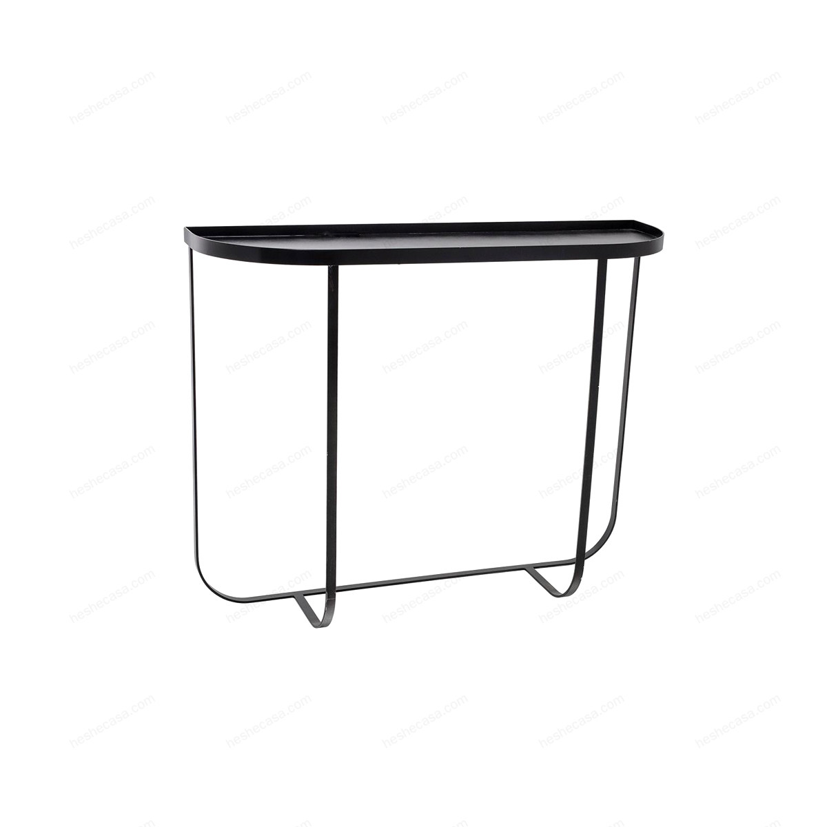 Harper Console Table, Black, Metal玄关