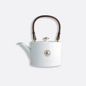 Shanghaï Gold Oval Teapot 6 Cups 25.4 Oz 茶壶