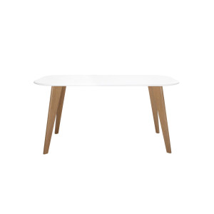 Mill Dining Table, White, Metal餐桌
