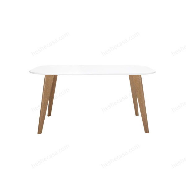 Mill Dining Table, White, Metal餐桌