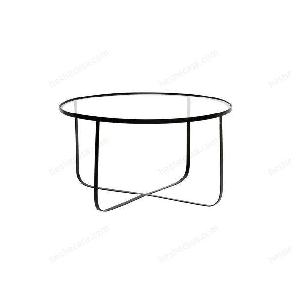 Harper Coffee Table, Black, Glass茶几/边几