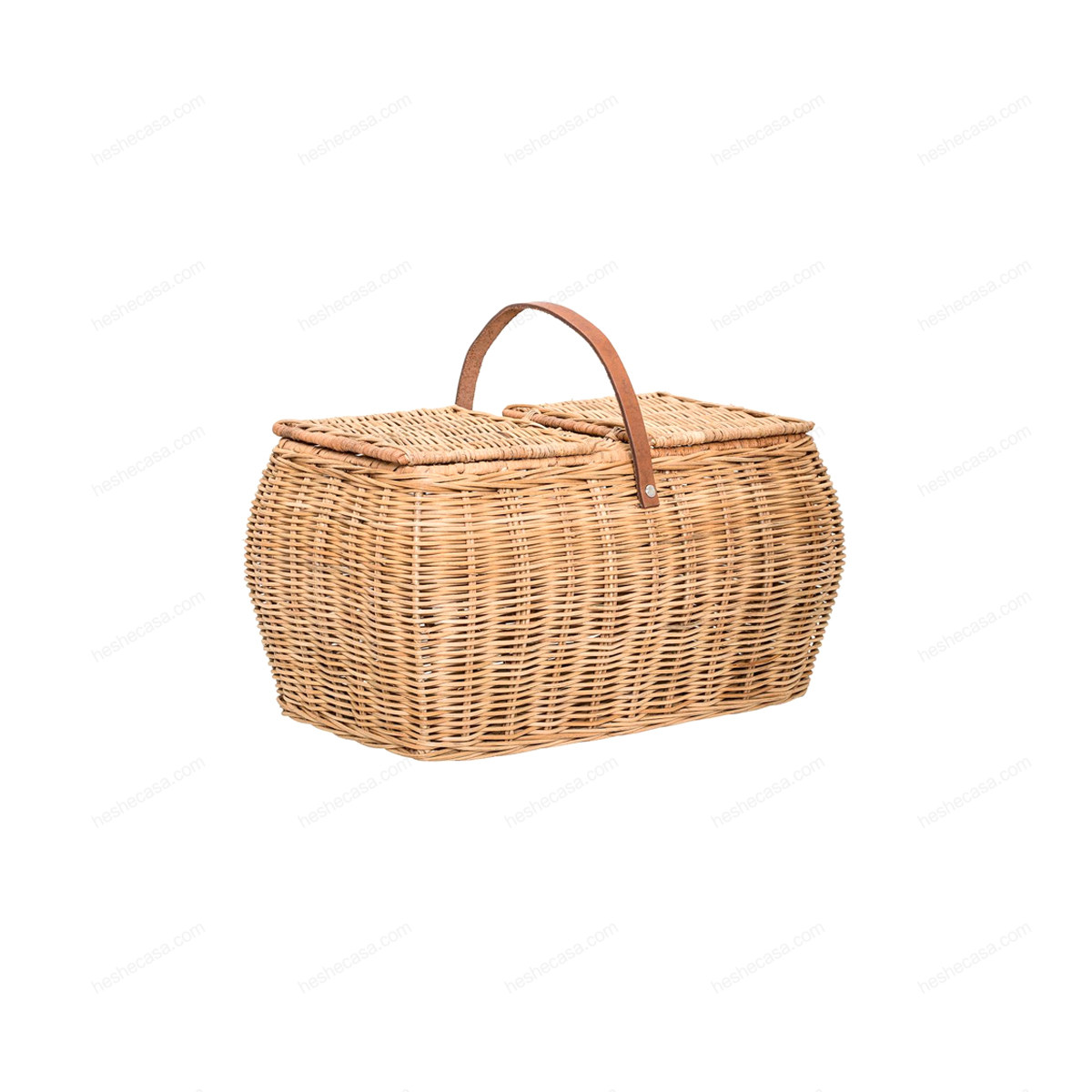 Gor Basket WLid, Nature, Rattan 收纳篮