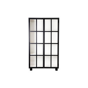 Isabel Cabinet, Black, Oak边柜