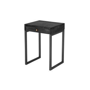 Napa Sidetable, Black, Mango床头柜