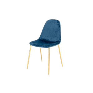 Em Dining Chair, Blue, Polyester单椅