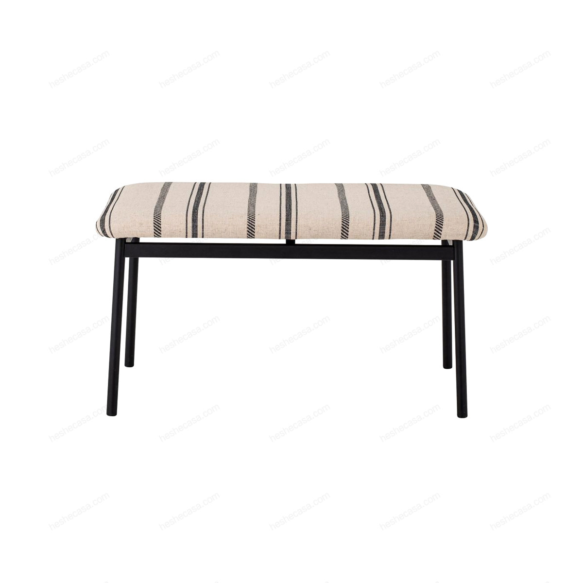 Flavia Bench, White, Polyester长凳/长椅