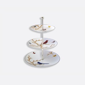 Aux Oiseaux 3-Tier Tray 点心盘