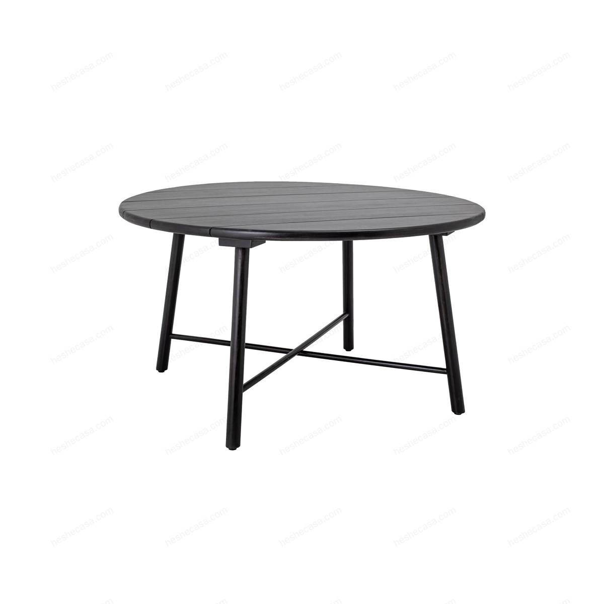 Lope Dining Table, Black, Acacia餐桌