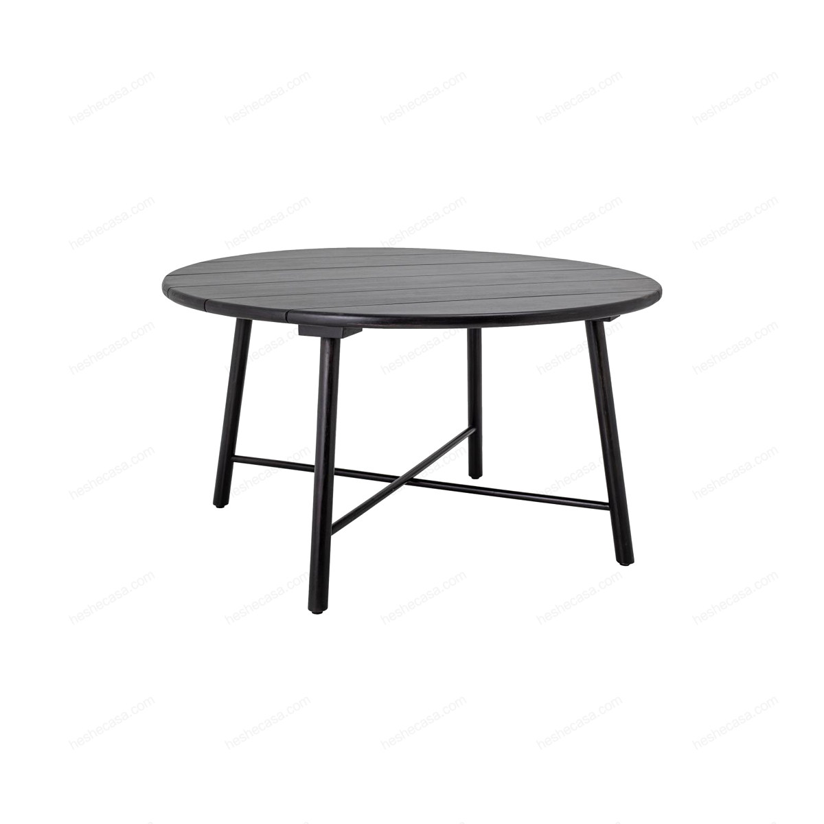 Lope Dining Table, Black, Acacia餐桌