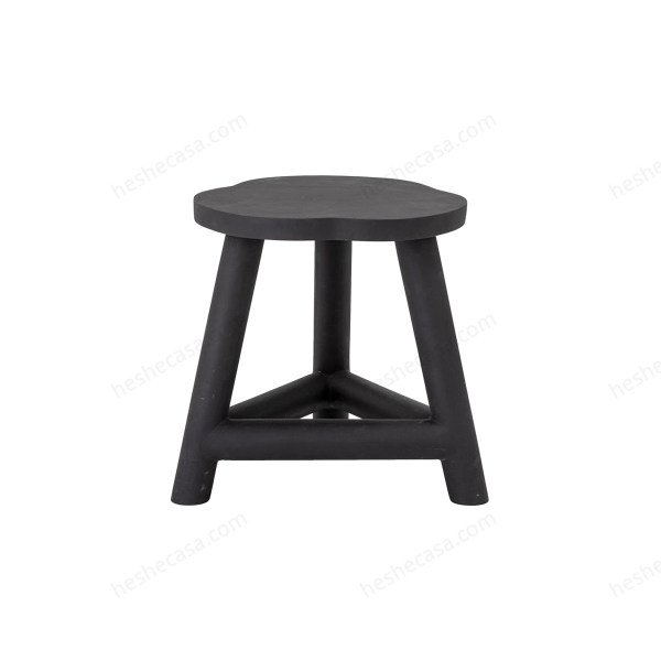 Malie Stool, Black, Mango茶几/边几