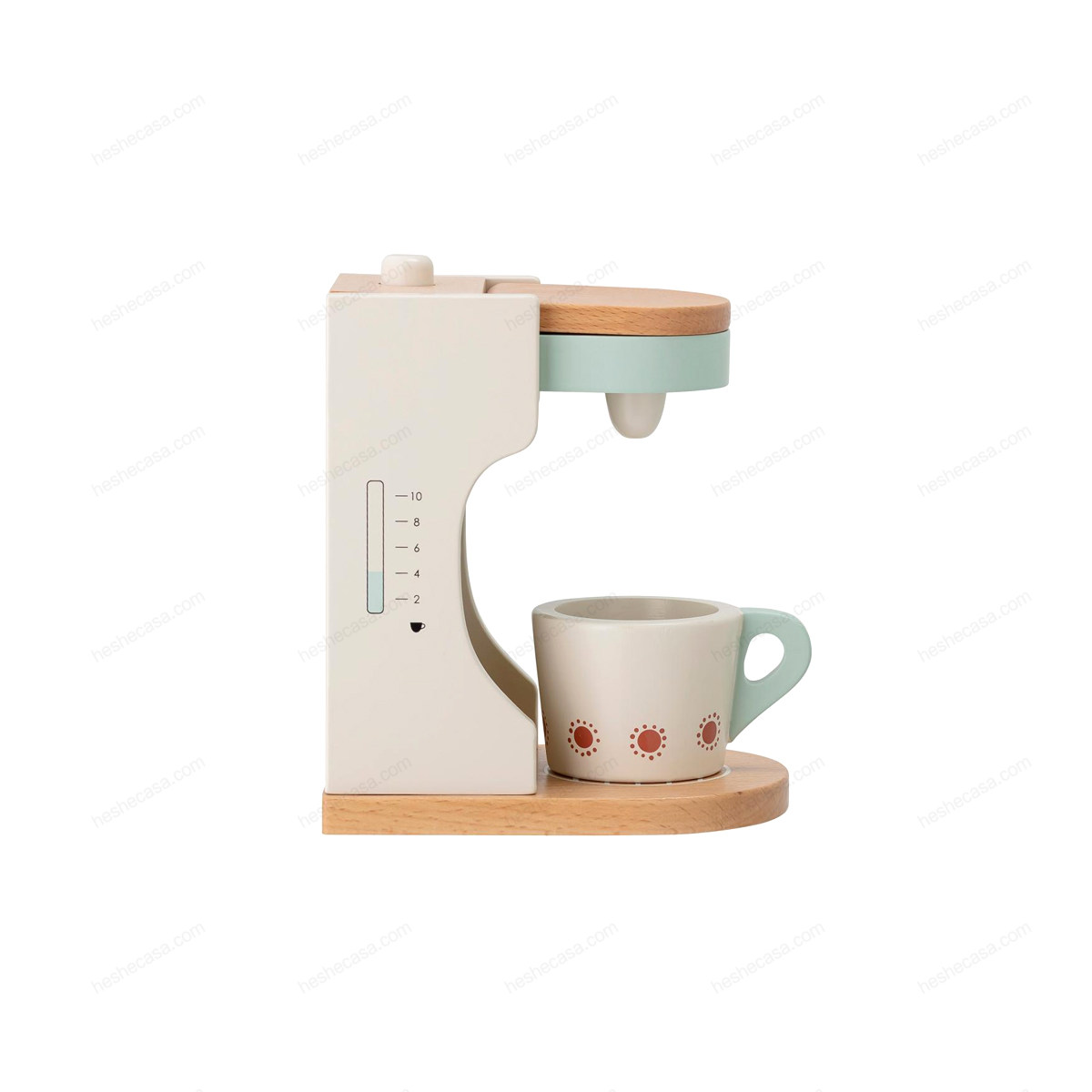 Elgo Play Set, Coffee Maker, White, Beech 玩具