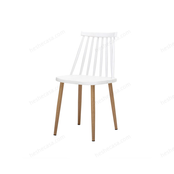 Bajo Chair, White, Plastic单椅