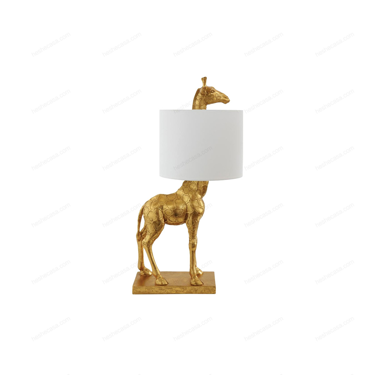 Silas Table Lamp, Gold, Polyresin台灯
