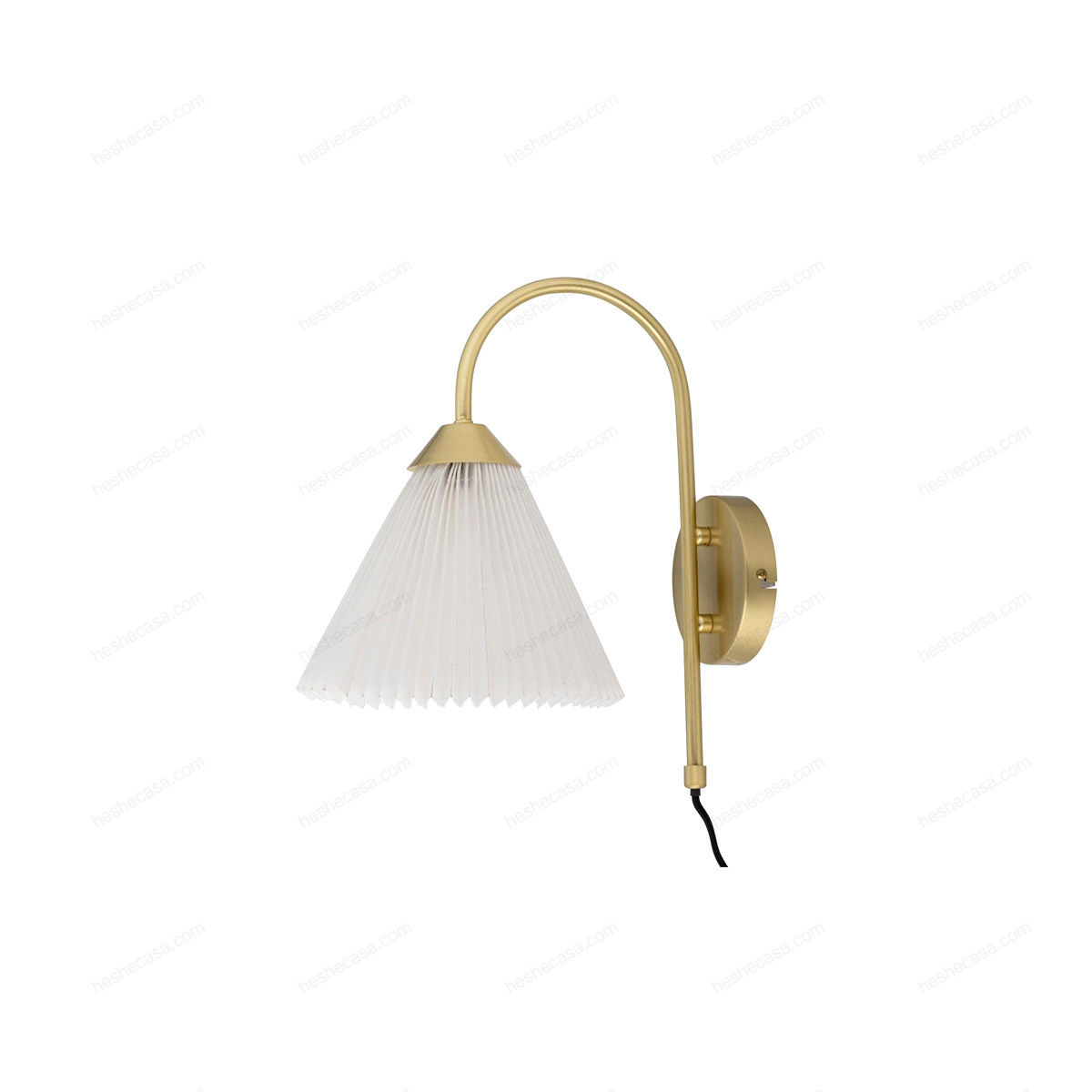 Firdes Wall Lamp, White, Linen壁灯