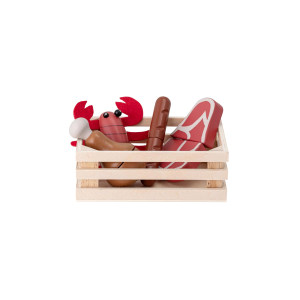 Dix Play Set, Food, Red, Mdf 玩具