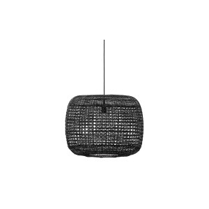 Marla Pendant Lamp, Black, Cane吊灯