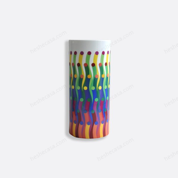 Surface Colorée B29 Tube Vase H. 11 D. 4.7花瓶