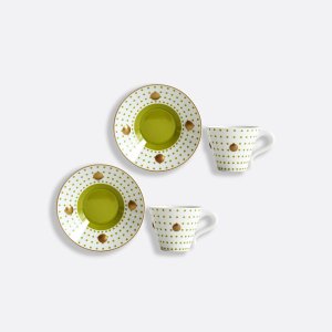 Knossos Set Of Absinthe Green 咖啡杯套装