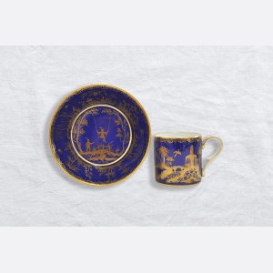 Chinoiserie Fond Bleu 咖啡杯套装