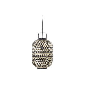 Sora Pendant Lamp, Black, Bamboo吊灯