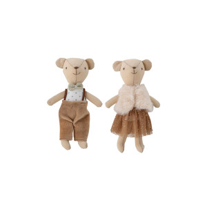 Fione & Miro Soft Toy, Brown, Cotton 玩具