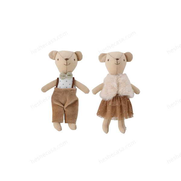Fione & Miro Soft Toy, Brown, Cotton 玩具