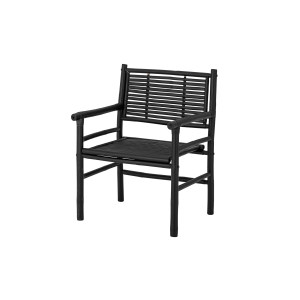 Coen Lounge Chair, Black, Bamboo单椅