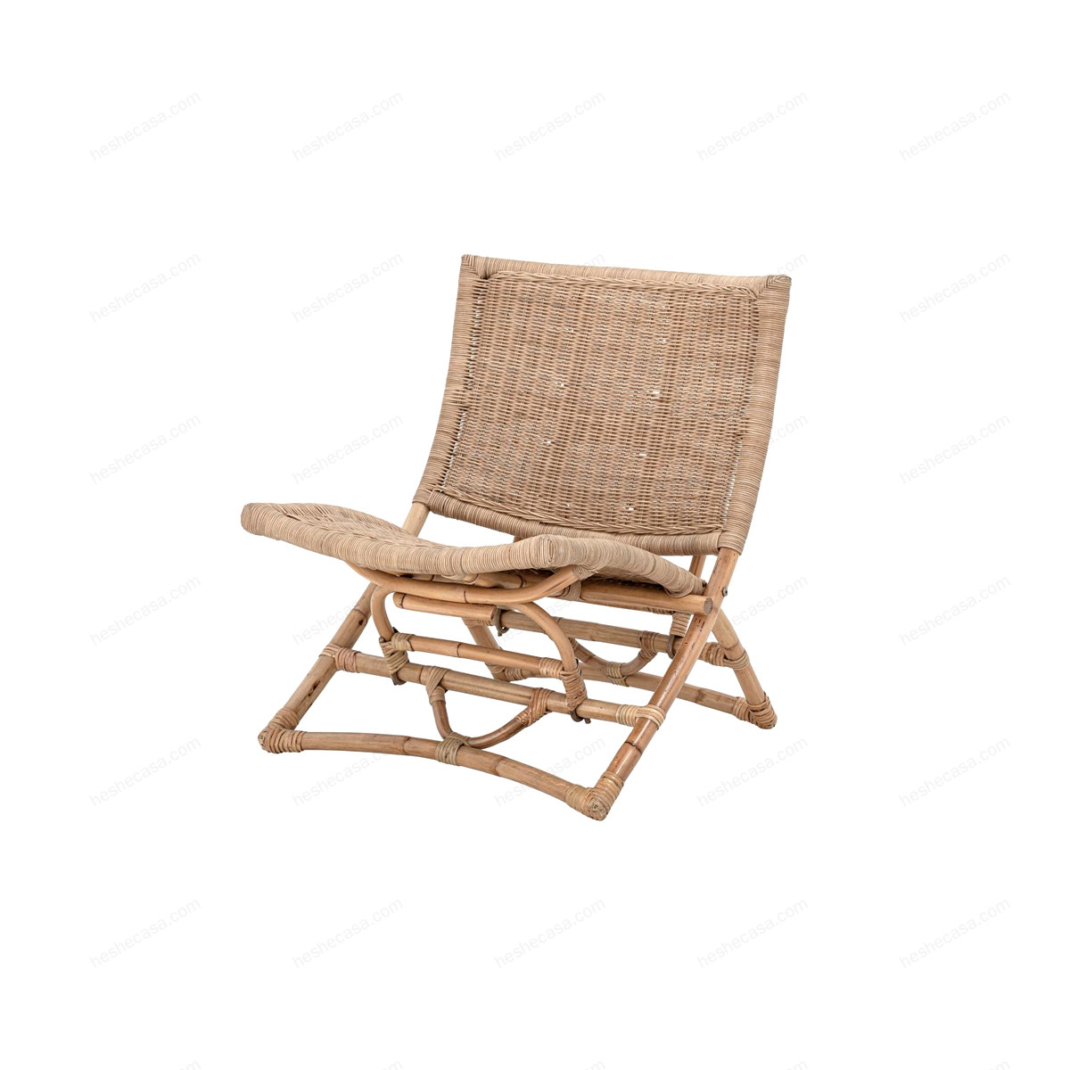 Baz Lounge Chair, Nature, Rattan扶手椅