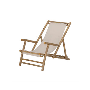 Korfu Deck Chair, Nature, Bamboo 户外扶手椅