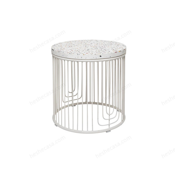 Cap Sidetable, White, Fiberstone茶几/边几