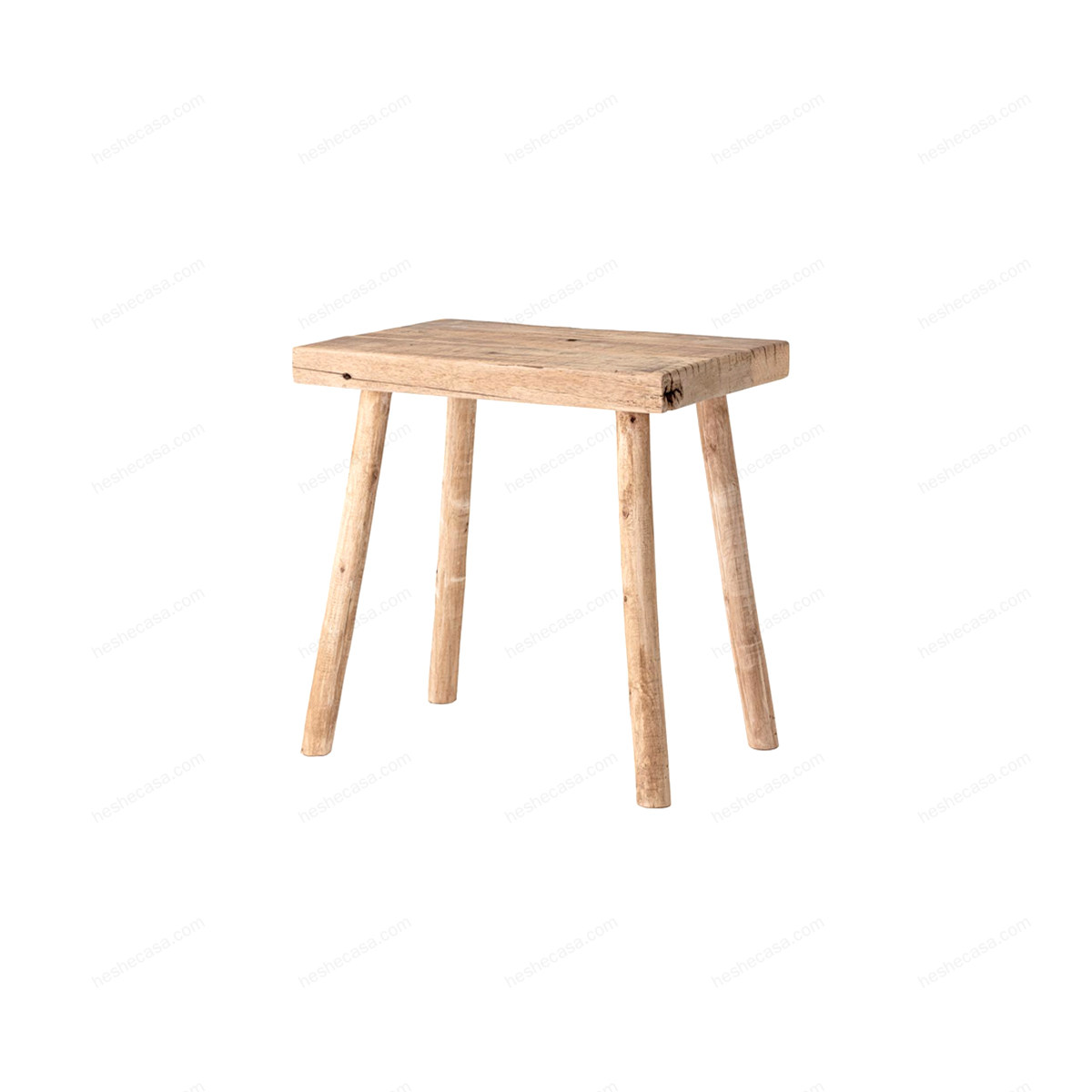 Bellis Stool, Nature, Recycled Wood凳子/踏