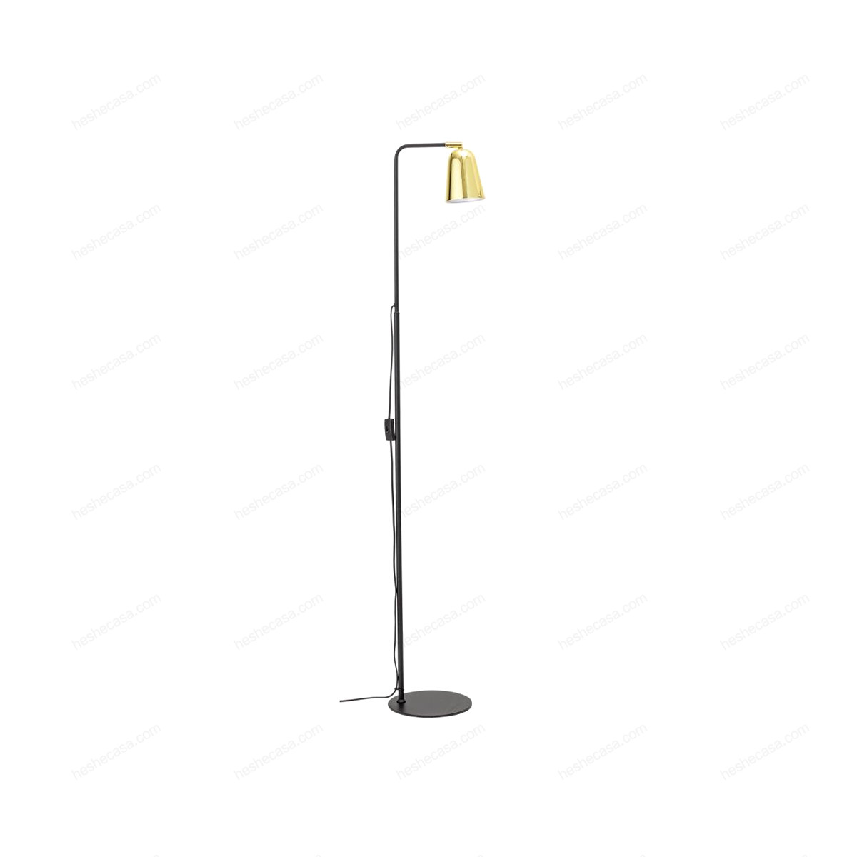 Vanessa Floor Lamp, Black, Metal落地灯