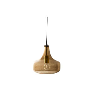 Yuser Pendant Lamp, Brown, Glass吊灯