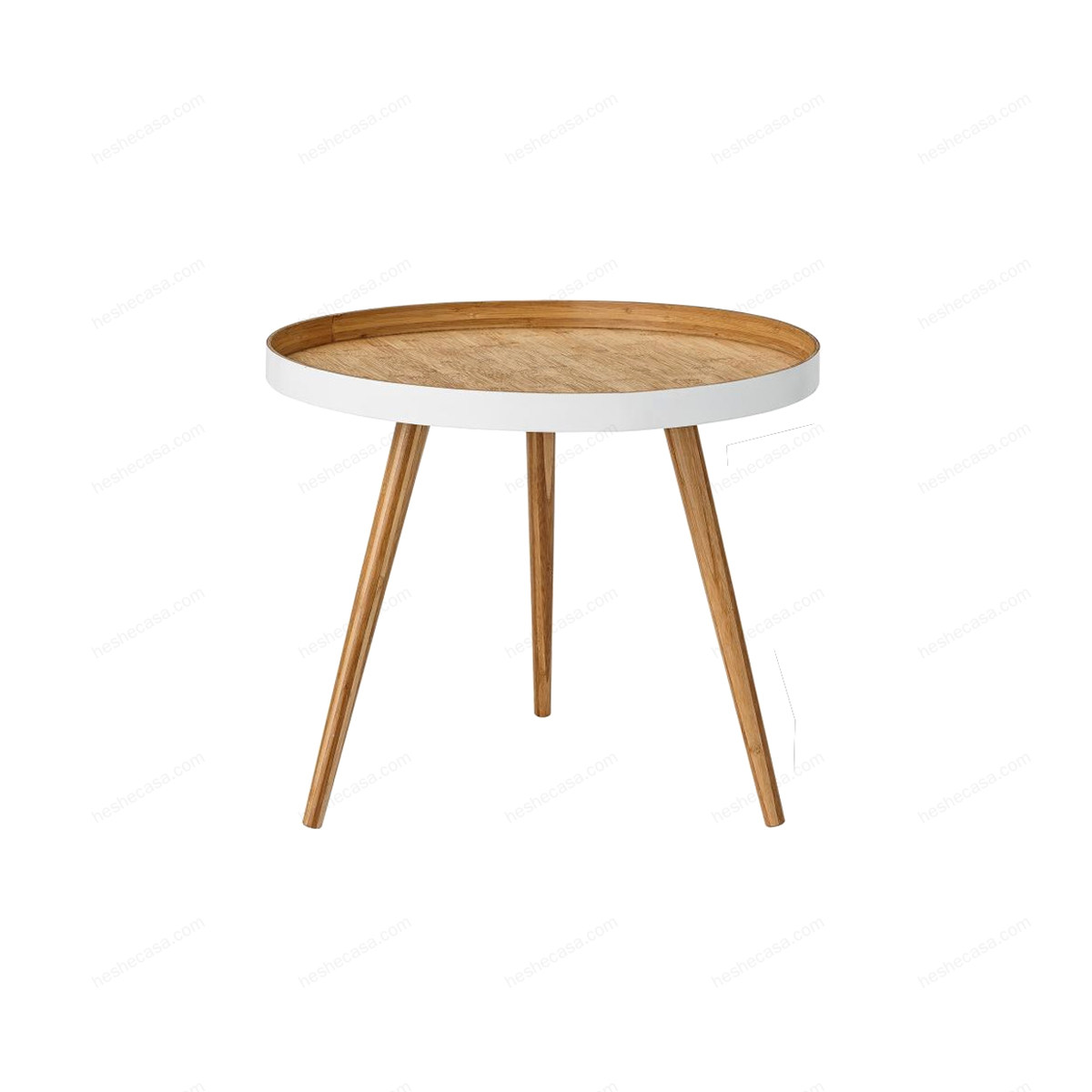 Cappuccino Coffee Table, White, Wood茶几/边几