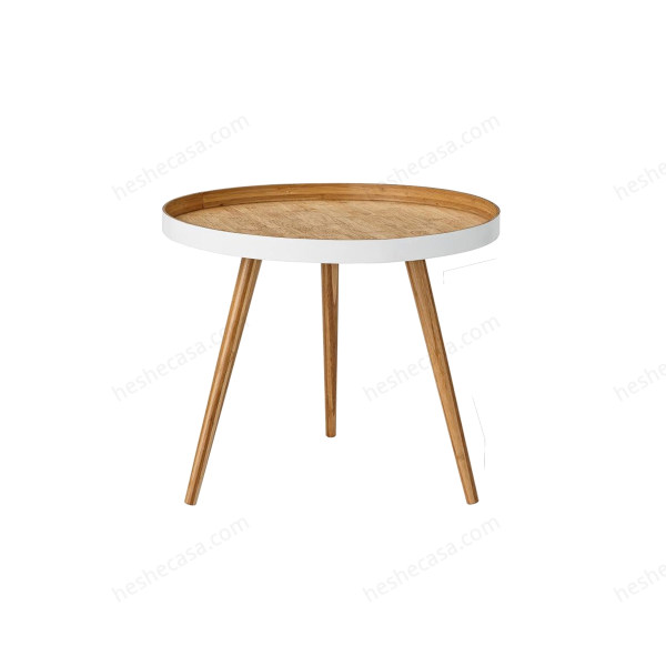 Cappuccino Coffee Table, White, Wood茶几/边几