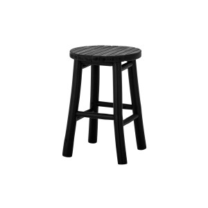 Bilbo Stool, Black, Bamboo吧椅