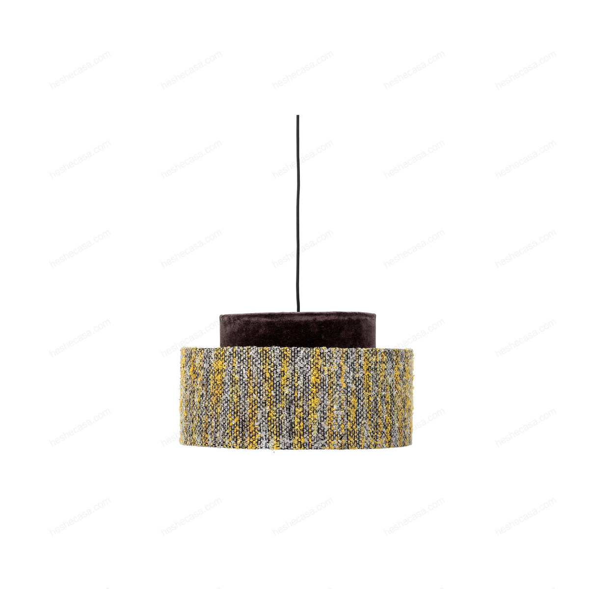 Cornelia Pendant Lamp, Yellow, Silk吊灯