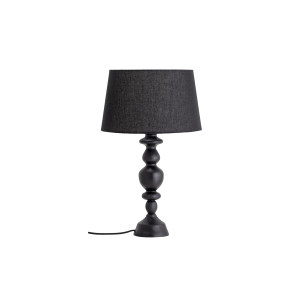 Table Lamp, Black, Rubberwood台灯