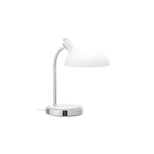 Stalia Table Lamp, White, Metal台灯