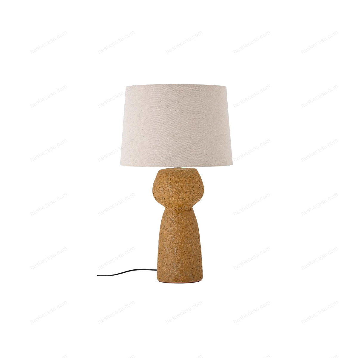 Lavin Table Lamp, Yellow, Stoneware台灯