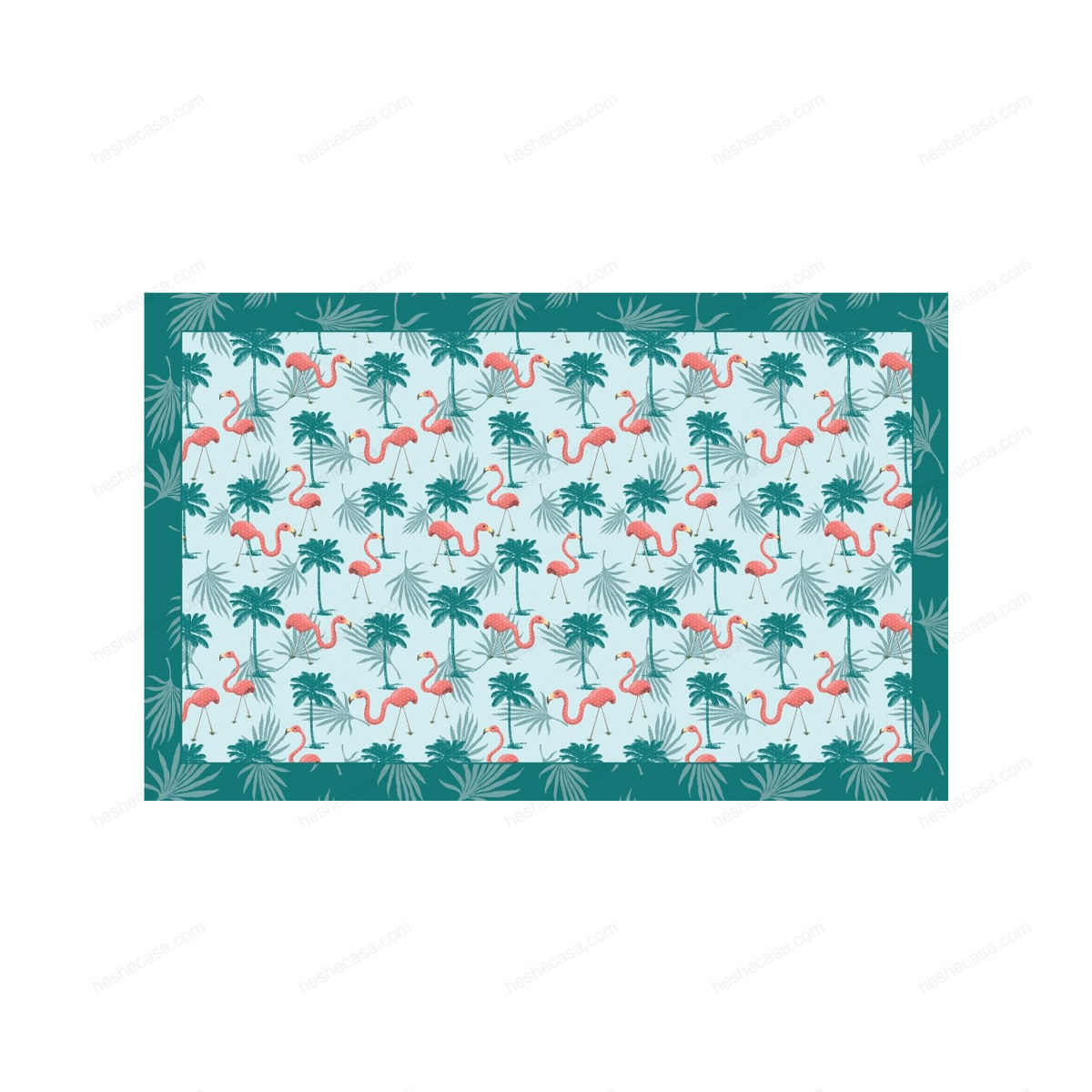 Tapis Palmingo Turquoise地毯