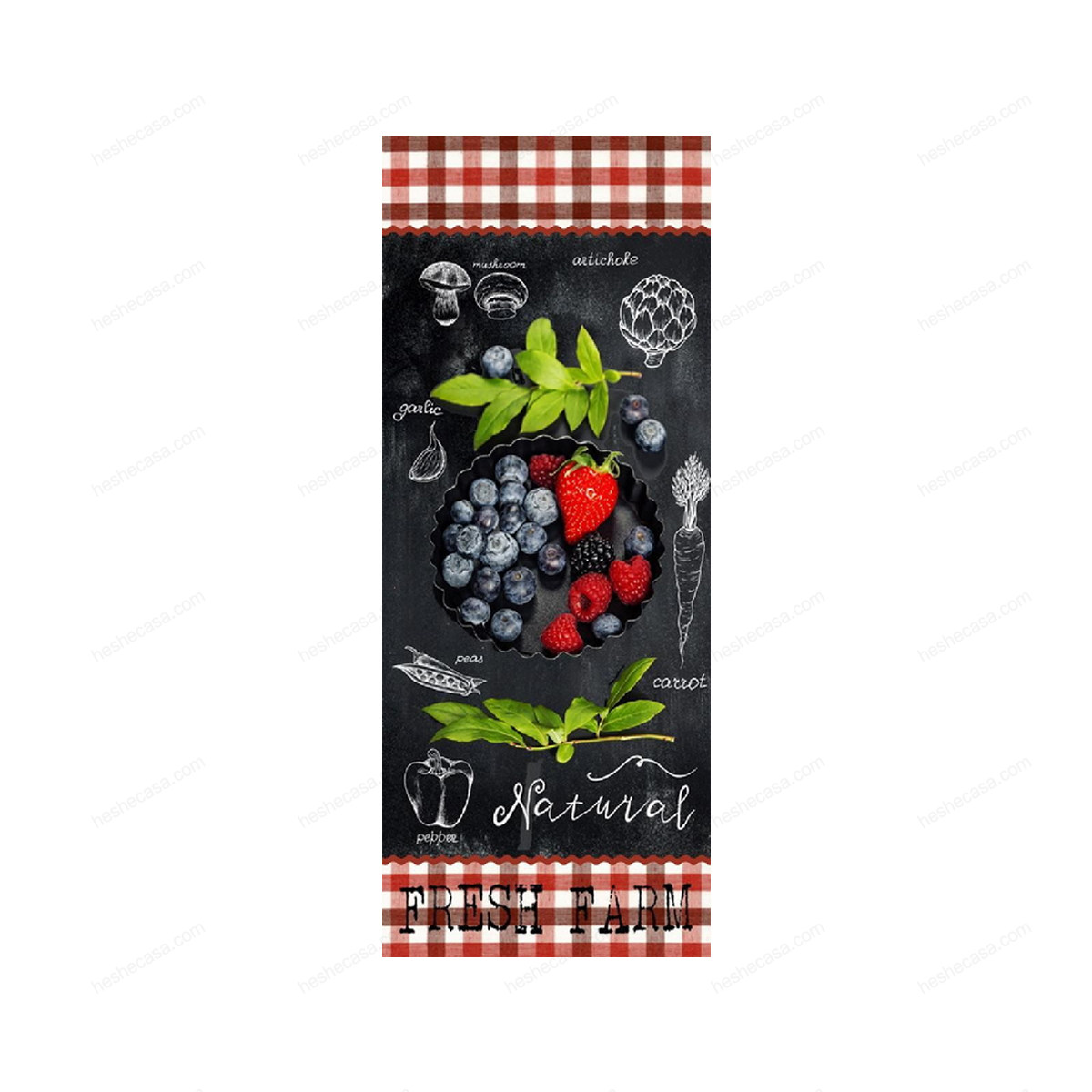 Toile Imprimee Cuisine Fruits 24X60装饰画